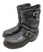 RED WINGレッドウィング）の古着「エンジニアブーツ」｜ブラック