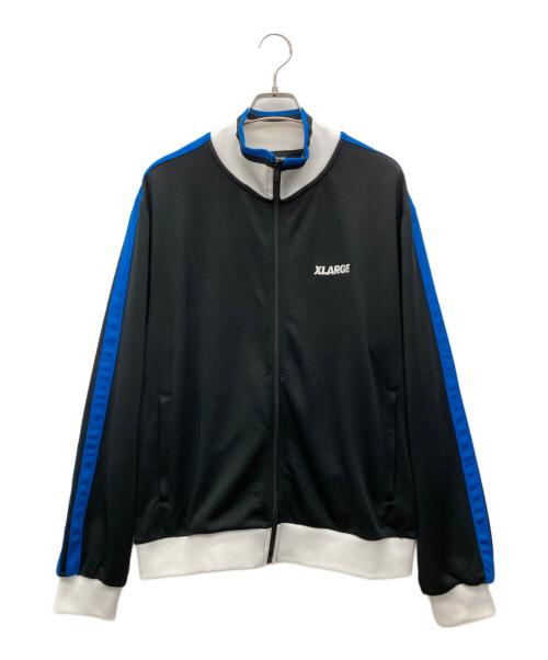 X-LARGE（エクストララージ）X-LARGE (エクストララージ) トラックジャケット ブラック×ブルー サイズ:Mの古着・服飾アイテム