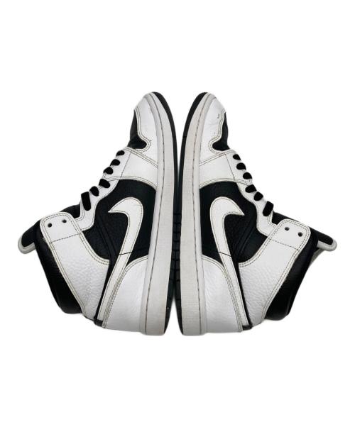 NIKE（ナイキ）NIKE (ナイキ) AIR JORDAN 1 MID SE  ブラック×ホワイト サイズ:27.0㎝の古着・服飾アイテム