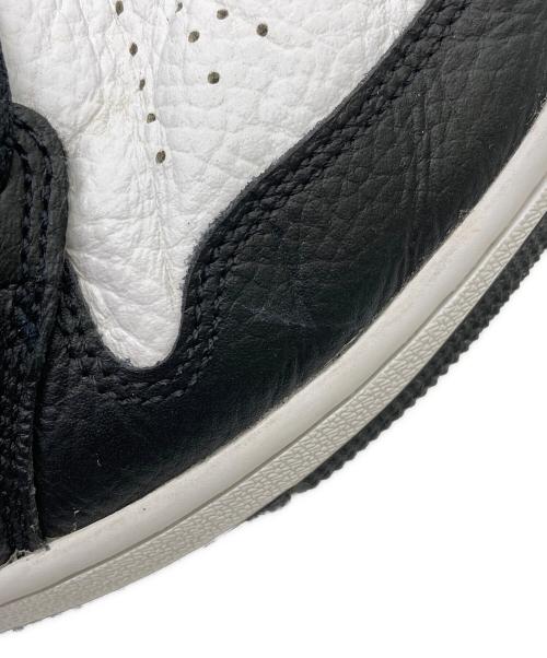 NIKE（ナイキ）NIKE (ナイキ) AIR JORDAN 1 MID SE  ブラック×ホワイト サイズ:27.0㎝の古着・服飾アイテム