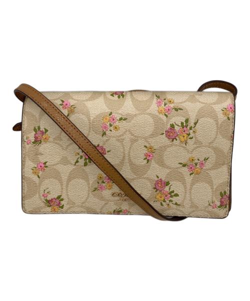 COACH（コーチ）COACH (コーチ) ショルダーバッグ ベージュの古着・服飾アイテム