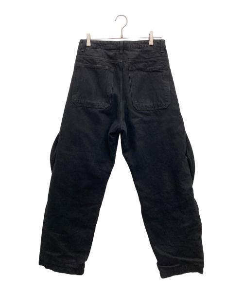 san san gear（サンサンギア）SAN SAN GEAR (サンサンギア) 25AW DENIM WAVE PANTS ブラック サイズ:76cm(1)の古着・服飾アイテム