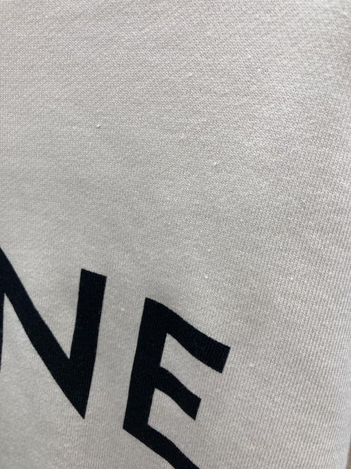CELINE（セリーヌ）CELINE (セリーヌ) ルーズ フーディー / コットンフリース ベージュ サイズ:Ｌの古着・服飾アイテム
