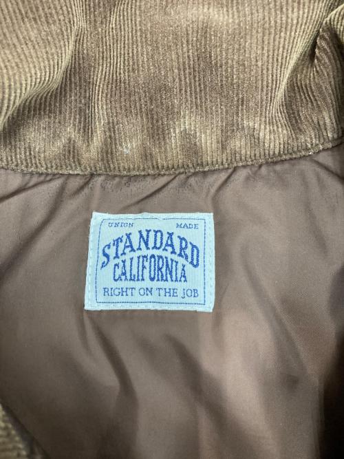 STANDARD CALIFORNIA（スタンダードカリフォルニア）STANDARD CALIFORNIA (スタンダードカリフォルニア) 中綿ジャケット ブラウン サイズ:Sの古着・服飾アイテム