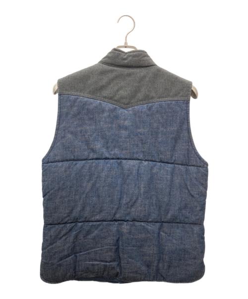 MOMOTARO JEANS（桃太郎ジーンズ）MOMOTARO JEANS (桃太郎ジーンズ) 中綿ベスト インディゴ サイズ:38の古着・服飾アイテム