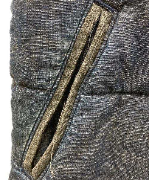 MOMOTARO JEANS（桃太郎ジーンズ）MOMOTARO JEANS (桃太郎ジーンズ) 中綿ベスト インディゴ サイズ:38の古着・服飾アイテム