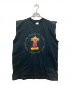 NUMBER (N)INEナンバーナイン）の古着「ノースリーブTシャツ」｜ブラック