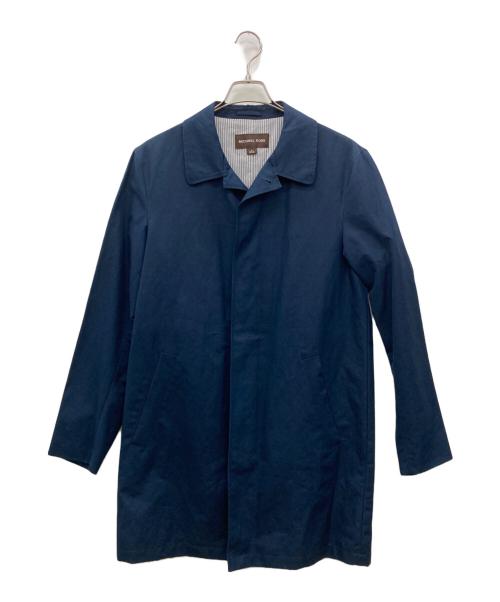 MICHAEL KORS（マイケル・コース）MICHAEL KORS (マイケル・コース) リネン・コットン カーコート ネイビー サイズ:Sの古着・服飾アイテム