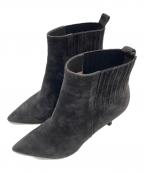 Gianvito Rossiジャンヴィト ロッシ）の古着「Rikki Lowスエードブーティ」｜グレー