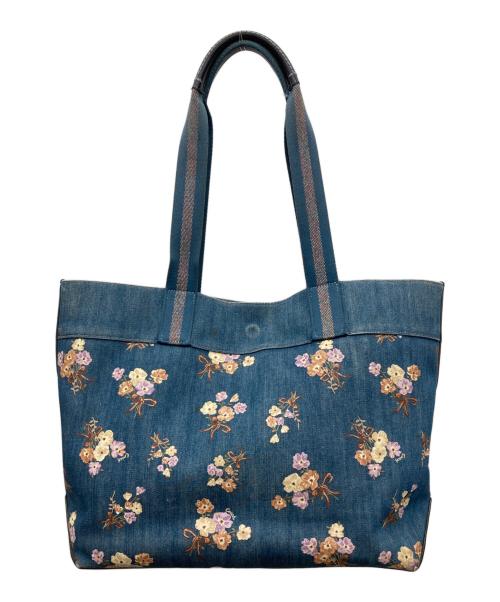 COACH（コーチ）COACH (コーチ) トートバッグ ネイビーの古着・服飾アイテム