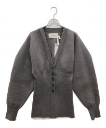TODAYFUL（トゥデイフル）の古着「ウエストシェイプニットカーディガン」｜グレー
