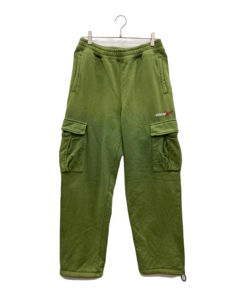 stussy（ステューシー）stussy (ステューシー) Sport Cargo Fleece Pant グリーン サイズ:Sの古着・服飾アイテム
