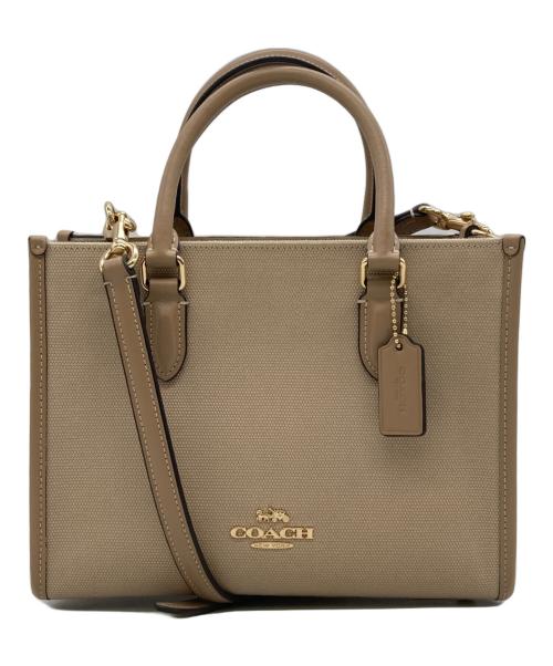 COACH（コーチ）COACH (コーチ) 2WAYバッグ ベージュの古着・服飾アイテム