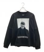 sacaiサカイ）の古着「プリントTシャツ」｜ブラック