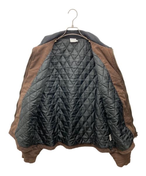 WISH FOR EVER（ウィッシュフォーエバー）wish for ever (ウィッシュフォーエバー) ダックジャケット ブラウン サイズ:Lの古着・服飾アイテム
