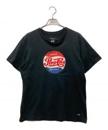 COACH（コーチ）の古着「ペプシプリントTシャツ」｜ブラック