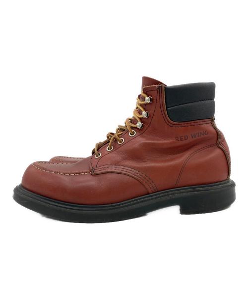 RED WING（レッドウィング）RED WING (レッドウィング) SUPER SOLE MOC TOE ブラウン サイズ:27.5の古着・服飾アイテム