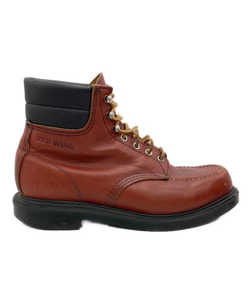 RED WING（レッドウィング）RED WING (レッドウィング) SUPER SOLE MOC TOE ブラウン サイズ:27.5の古着・服飾アイテム