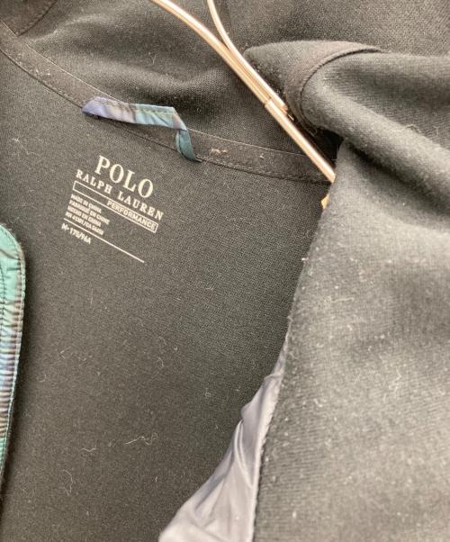 POLO RALPH LAUREN（ポロ・ラルフローレン）POLO RALPH LAUREN (ポロ・ラルフローレン) ダウンベスト グリーン×ネイビー サイズ:Mの古着・服飾アイテム
