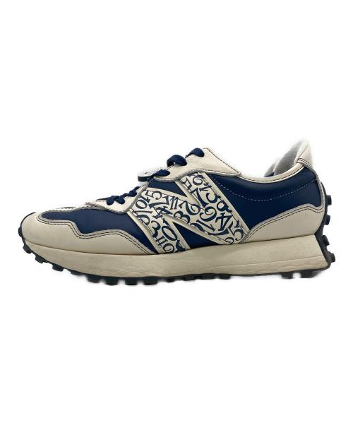 NEW BALANCE（ニューバランス）NEW BALANCE (ニューバランス) FRANK MULLER (フランクミュラー) スニーカー アイボリー×ブルー サイズ:27.5の古着・服飾アイテム