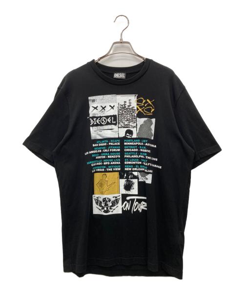DIESEL（ディーゼル）DIESEL (ディーゼル) 半袖Tシャツ ブラック サイズ:Lの古着・服飾アイテム