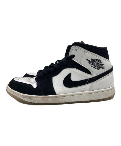 NIKE（ナイキ）NIKE (ナイキ) AIR JORDAN 1 MID SE ホワイト×ブラック サイズ:27.5の古着・服飾アイテム