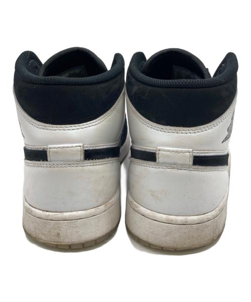 NIKE（ナイキ）NIKE (ナイキ) AIR JORDAN 1 MID SE ホワイト×ブラック サイズ:27.5の古着・服飾アイテム