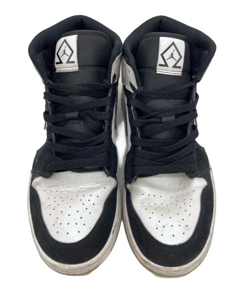 NIKE（ナイキ）NIKE (ナイキ) AIR JORDAN 1 MID SE ホワイト×ブラック サイズ:27.5の古着・服飾アイテム