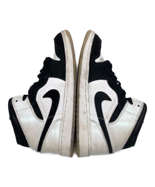 NIKE（ナイキ）NIKE (ナイキ) AIR JORDAN 1 MID SE ホワイト×ブラック サイズ:27.5の古着・服飾アイテム