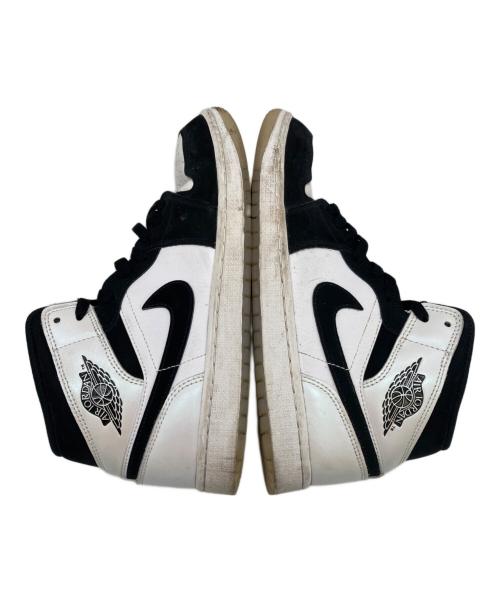NIKE（ナイキ）NIKE (ナイキ) AIR JORDAN 1 MID SE ホワイト×ブラック サイズ:27.5の古着・服飾アイテム