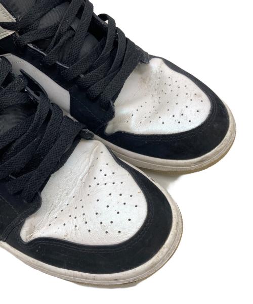 NIKE（ナイキ）NIKE (ナイキ) AIR JORDAN 1 MID SE ホワイト×ブラック サイズ:27.5の古着・服飾アイテム