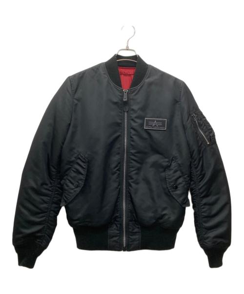 ALPHA INDUSTRIES（アルファインダストリーズ）ALPHA INDUSTRIES (アルファインダストリーズ) フライトジャケット ブラック サイズ:Mの古着・服飾アイテム