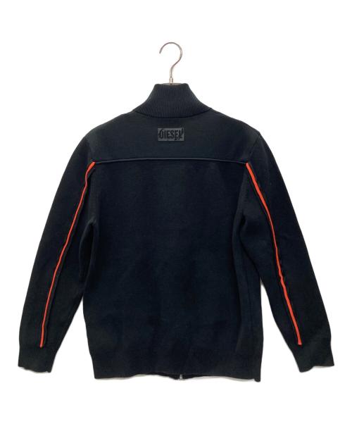 DIESEL（ディーゼル）DIESEL (ディーゼル) ドライバーズニットジャケット ブラック サイズ:Freeの古着・服飾アイテム