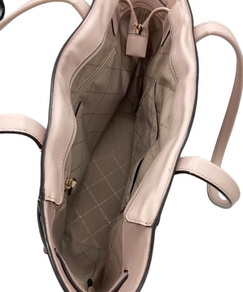 MICHAEL KORS（マイケルコース）MICHAEL KORS (マイケルコース) トートバッグ ピンクの古着・服飾アイテム