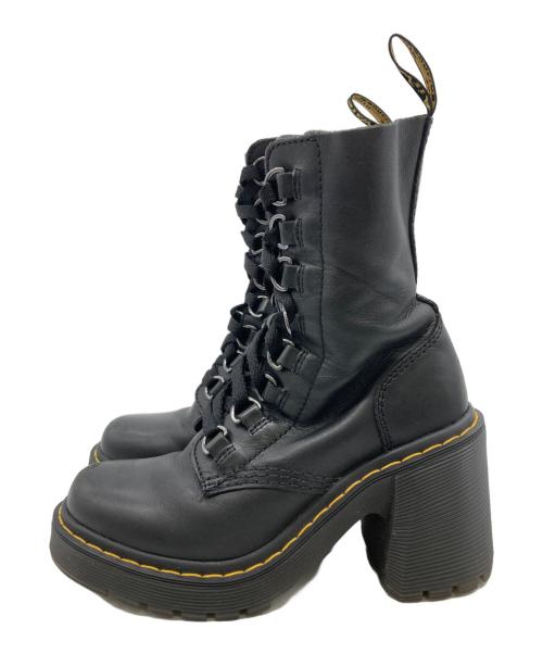Dr.Martens（ドクターマーチン）Dr.Martens (ドクターマーチン) 8ホールヒールブーツ ブラック サイズ:23cmの古着・服飾アイテム