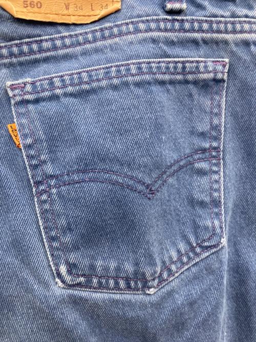 LEVI'S（リーバイス）LEVI'S (リーバイス) 560デニムパンツ インディゴ サイズ:W34の古着・服飾アイテム