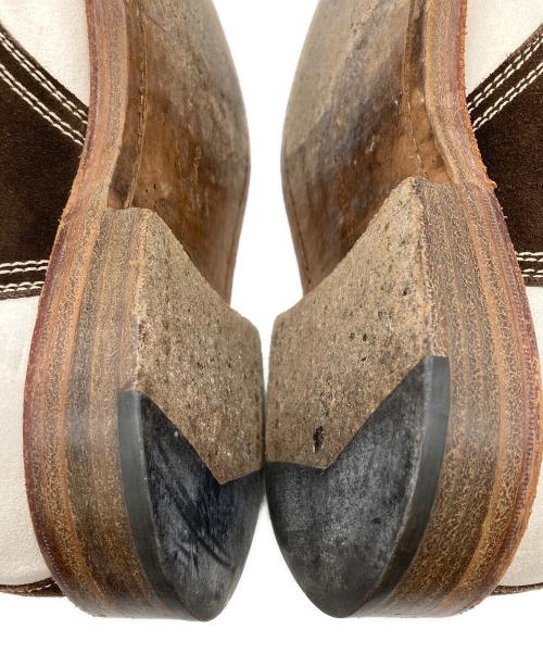 Tricker's（トリッカーズ）Tricker's (トリッカーズ) シューズ ホワイト×ブラウン サイズ:8.5の古着・服飾アイテム