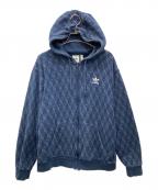 adidasアディダス）の古着「スウェット」｜ネイビー
