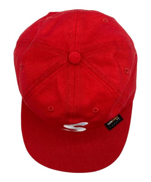 SUPREME（シュプリーム）Supreme (シュプリーム) コーデュラタグキャップ レッドの古着・服飾アイテム