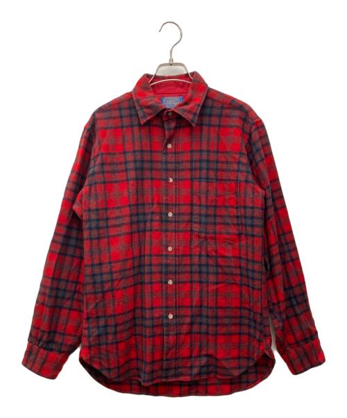 PENDLETON（ペンドルトン）PENDLETON (ペンドルトン) 長袖シャツ レッド サイズ:Ｍの古着・服飾アイテム