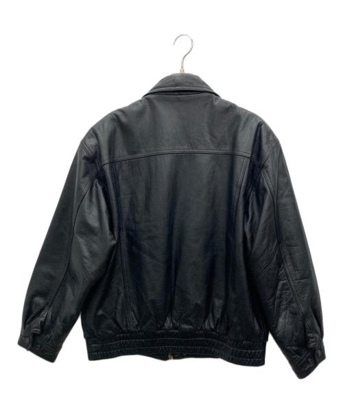 DURANTE（デュランテ）DURANTE (デュランテ) レザージャケット ブラック サイズ:Lの古着・服飾アイテム