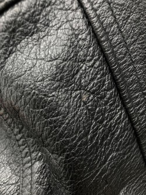 DURANTE（デュランテ）DURANTE (デュランテ) レザージャケット ブラック サイズ:Lの古着・服飾アイテム