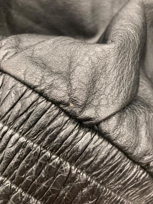 DURANTE（デュランテ）DURANTE (デュランテ) レザージャケット ブラック サイズ:Lの古着・服飾アイテム