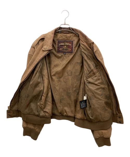 GLOBAL IDENTITY（グローバル アイデンティティ）GLOBAL IDENTITY (グローバル アイデンティティ) ジャケット ブラウン サイズ:Lの古着・服飾アイテム