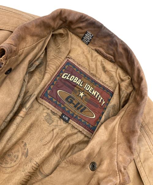 GLOBAL IDENTITY（グローバル アイデンティティ）GLOBAL IDENTITY (グローバル アイデンティティ) ジャケット ブラウン サイズ:Lの古着・服飾アイテム