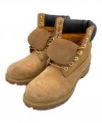 Timberlandティンバーランド）の古着「レザーブーツ」｜オレンジ