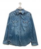 LEVI'Sリーバイス）の古着「デニムウエスタンシャツ」｜インディゴ