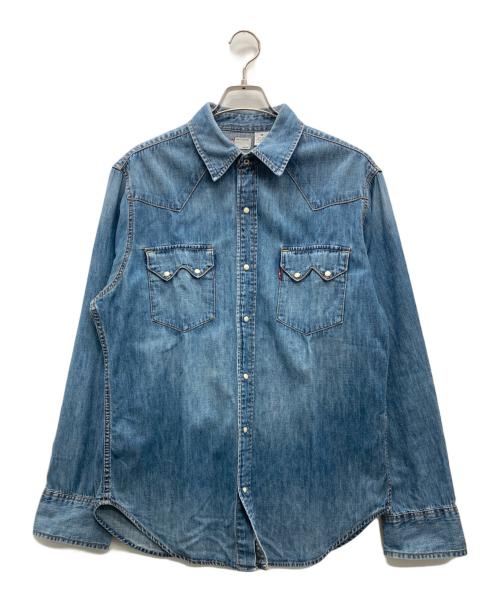 LEVI'S（リーバイス）LEVI'S (リーバイス) デニムウエスタンシャツ インディゴ サイズ:Mの古着・服飾アイテム