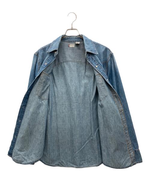 LEVI'S（リーバイス）LEVI'S (リーバイス) デニムウエスタンシャツ インディゴ サイズ:Mの古着・服飾アイテム