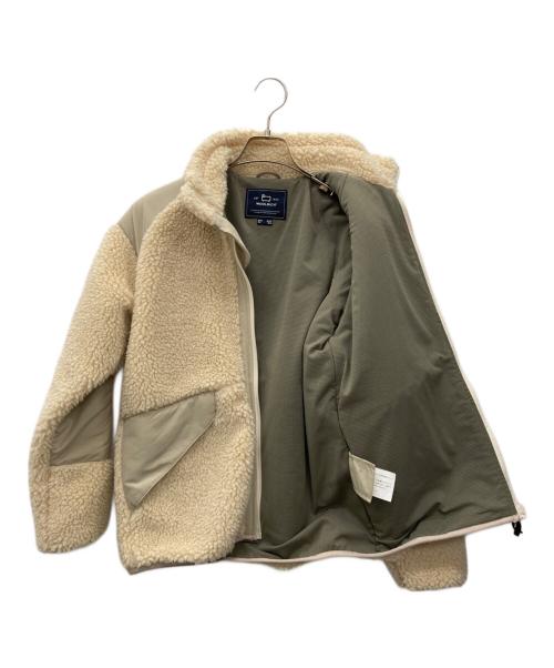 WOOLRICH（ウールリッチ）WOOLRICH (ウールリッチ) TERRA PILE FLEECE JACKET アイボリー サイズ:Sの古着・服飾アイテム
